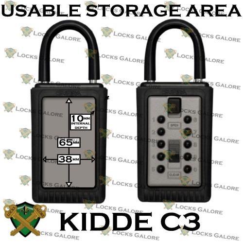 Kidde C3 Portable Pushbutton Keysafe Safes Galore