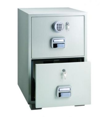 Locktech 2 Drawer Filing Cabinet SF680-2EKK