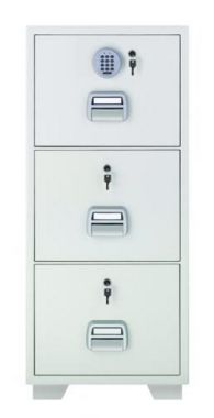 Locktech 3 Drawer Filing Cabinet SF680-3EKK