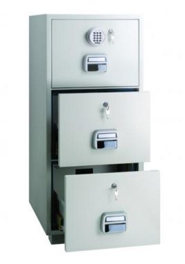 Locktech 3 Drawer Filing Cabinet SF680-3EKK