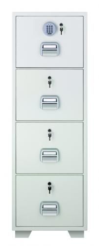 Locktech 4 Drawer Filing Cabinet SF680-4EKK