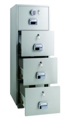 Locktech 4 Drawer Filing Cabinet SF680-4EKK
