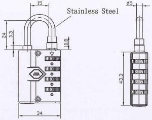 Combination Padlock Smart LG918