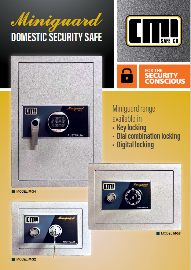 CMI Miniguard Security Safe MG3K Key Lock - Safes Galore
