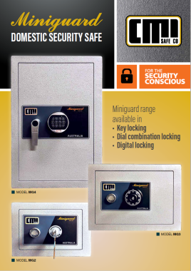 CMI Miniguard Security Safe MG3K Key Lock