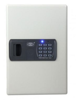 Electronic Key Safe,Secure Wall Mount Safe with 83 Key Tags for Hotels,Office,Companies,Car Dealerships SongYung 83 Keys Cabinet Wall Safe with Sensor Light and Emergency External Power Supply 
